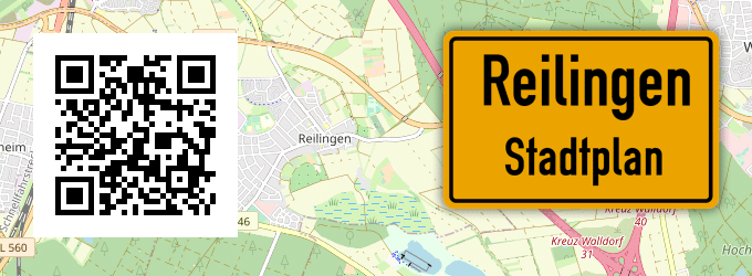 Stadtplan Reilingen