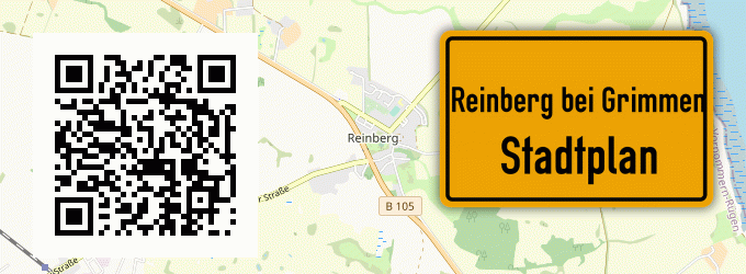 Stadtplan Reinberg bei Grimmen