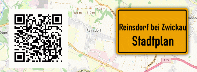 Stadtplan Reinsdorf bei Zwickau