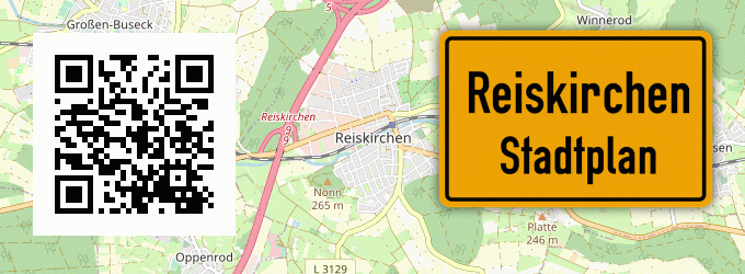 Stadtplan Reiskirchen