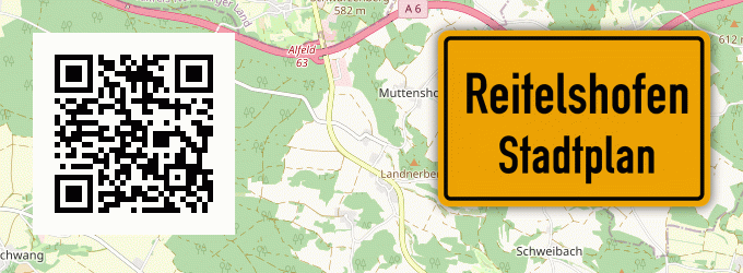 Stadtplan Reitelshofen, Oberpfalz