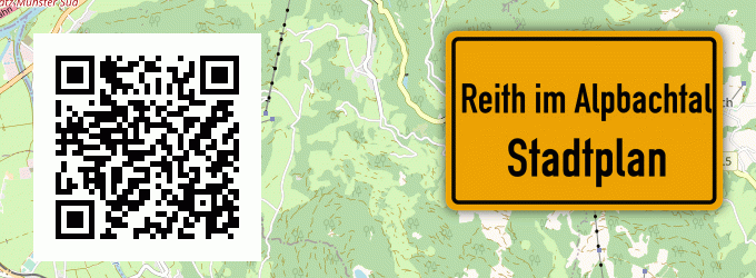 Stadtplan Reith im Alpbachtal