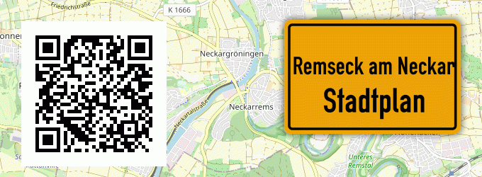 Stadtplan Remseck am Neckar