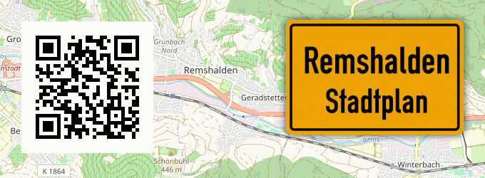 Stadtplan Remshalden