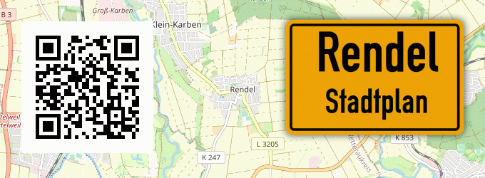 Stadtplan Rendel, Hessen