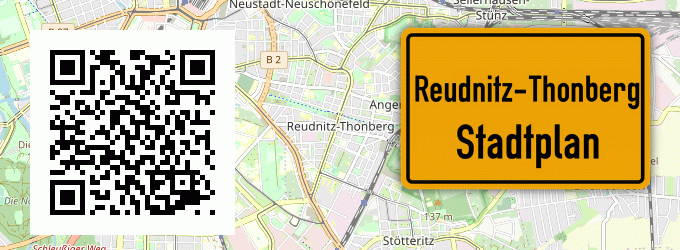 Stadtplan Reudnitz-Thonberg