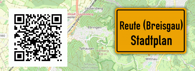 Stadtplan Reute (Breisgau)