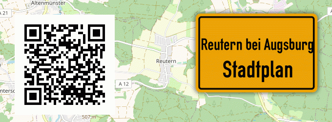 Stadtplan Reutern bei Augsburg