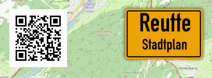 Stadtplan Reutte