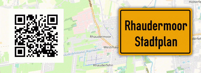 Stadtplan Rhaudermoor