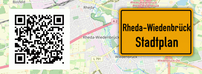 Stadtplan Rheda-Wiedenbrück