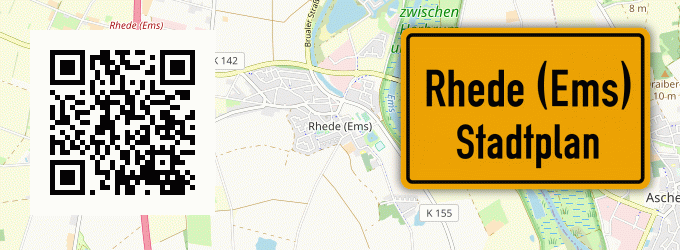 Stadtplan Rhede (Ems)