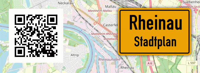 Stadtplan Rheinau