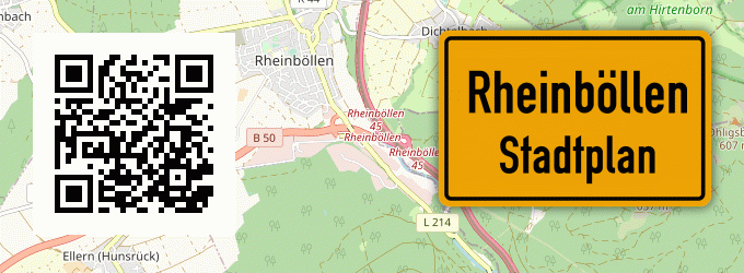 Stadtplan Rheinböllen