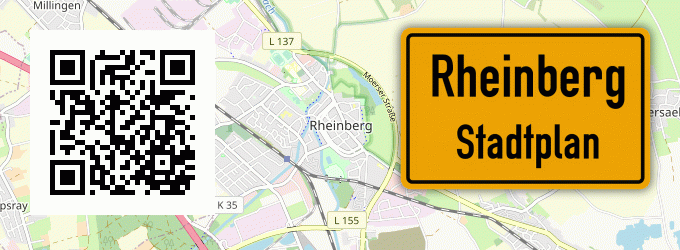 Stadtplan Rheinberg