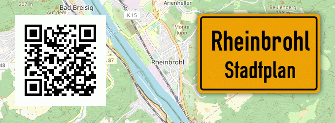Stadtplan Rheinbrohl