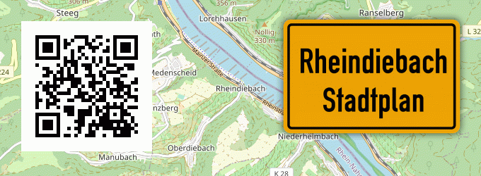 Stadtplan Rheindiebach