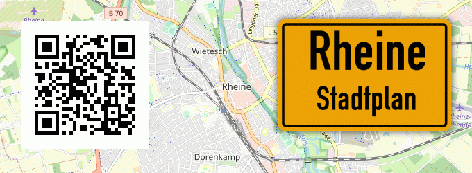 Stadtplan Rheine