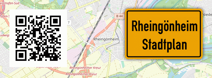 Stadtplan Rheingönheim