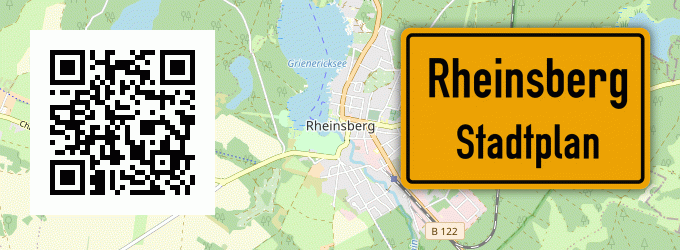Stadtplan Rheinsberg