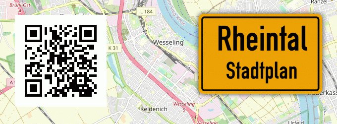 Stadtplan Rheintal, Rhein