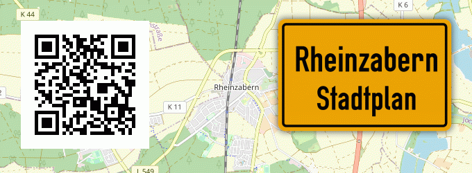 Stadtplan Rheinzabern