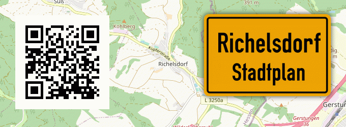 Stadtplan Richelsdorf