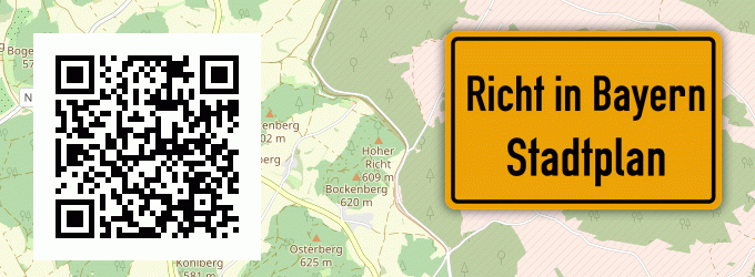 Stadtplan Richt in Bayern
