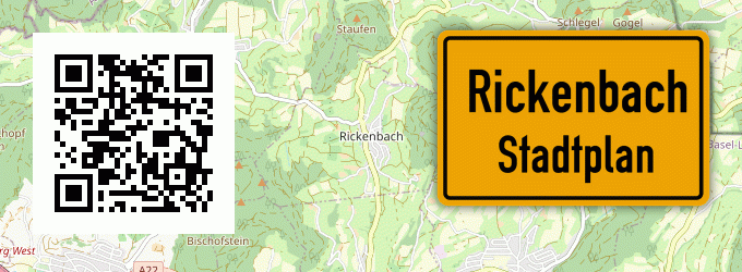 Stadtplan Rickenbach, Allgäu