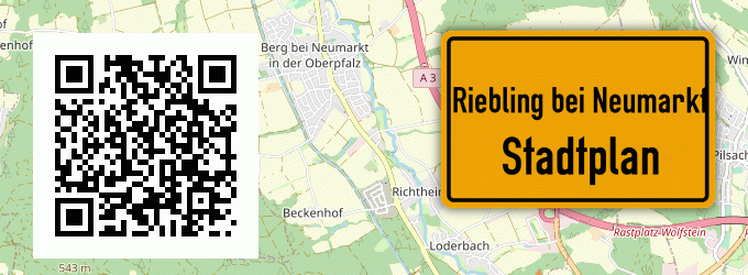 Stadtplan Riebling bei Neumarkt, Oberpfalz