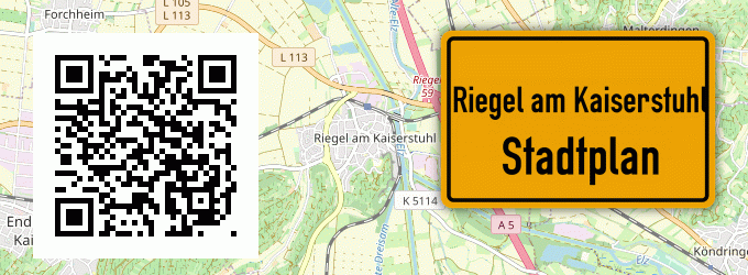 Stadtplan Riegel am Kaiserstuhl
