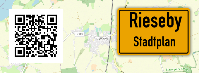 Stadtplan Rieseby