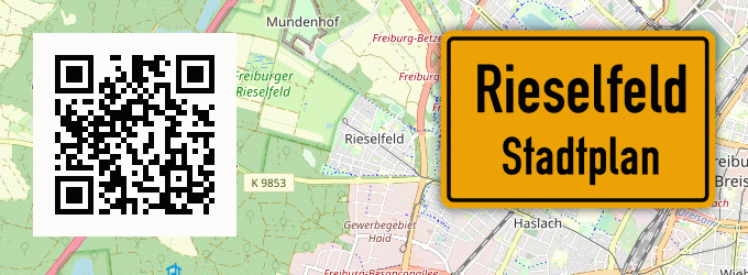 Stadtplan Rieselfeld