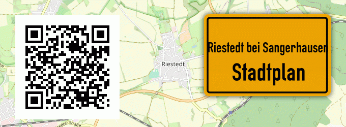 Stadtplan Riestedt bei Sangerhausen