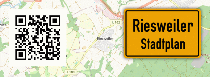 Stadtplan Riesweiler, Hunsrück