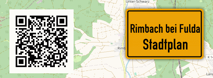 Stadtplan Rimbach bei Fulda