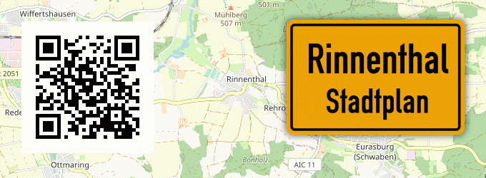 Stadtplan Rinnenthal, Bayern
