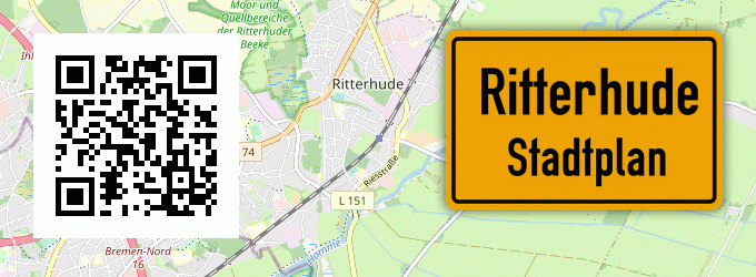 Stadtplan Ritterhude