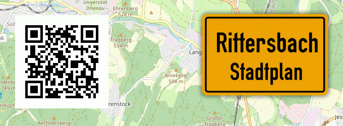 Stadtplan Rittersbach, Odenwald