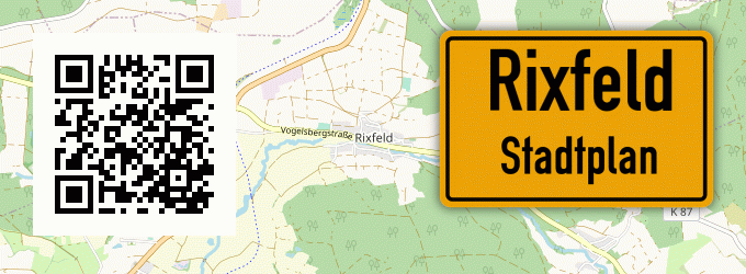 Stadtplan Rixfeld