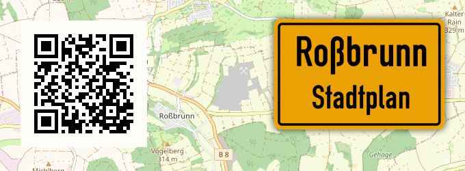 Stadtplan Roßbrunn