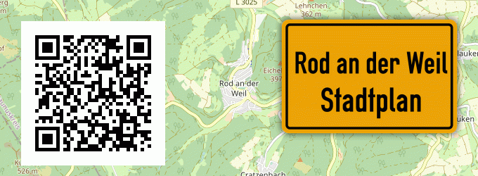 Stadtplan Rod an der Weil