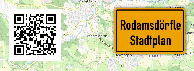 Stadtplan Rodamsdörfle