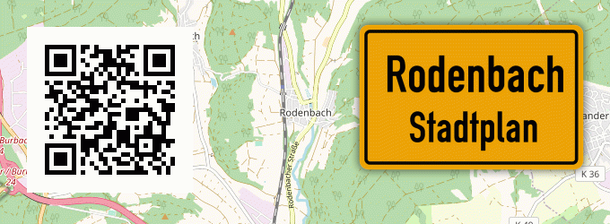 Stadtplan Rodenbach, Dillkreis