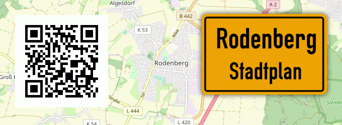 Stadtplan Rodenberg, Dillkreis