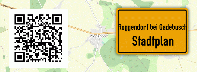 Stadtplan Roggendorf bei Gadebusch