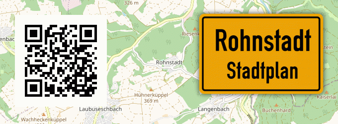 Stadtplan Rohnstadt