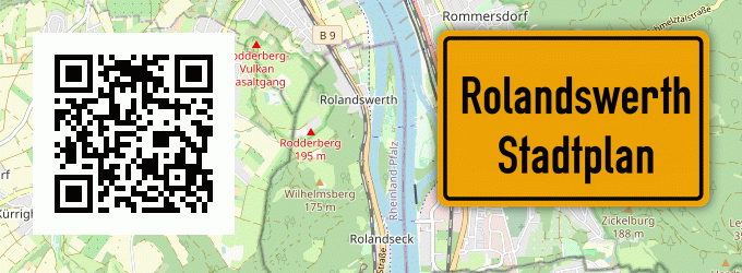 Stadtplan Rolandswerth