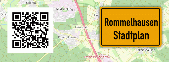 Stadtplan Rommelhausen, Hessen