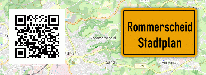 Stadtplan Rommerscheid